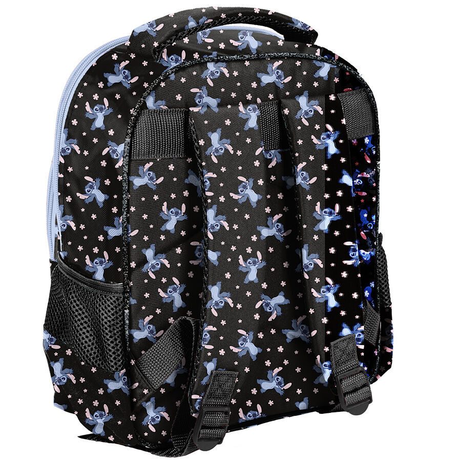 Large sky blue Stitch kindergarten backpack