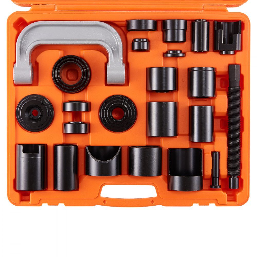 25-teiliges Kugelgelenk-Abzieher-Kugelgelenk-Abzieher-Set, 520 x 430 x 90 mm Universal-Kugelgelenk-Quetschwerkzeug-Set, Karbonstahl-Auto-Werkzeug-Set mit Box-Kugelgelenk-Abzieher