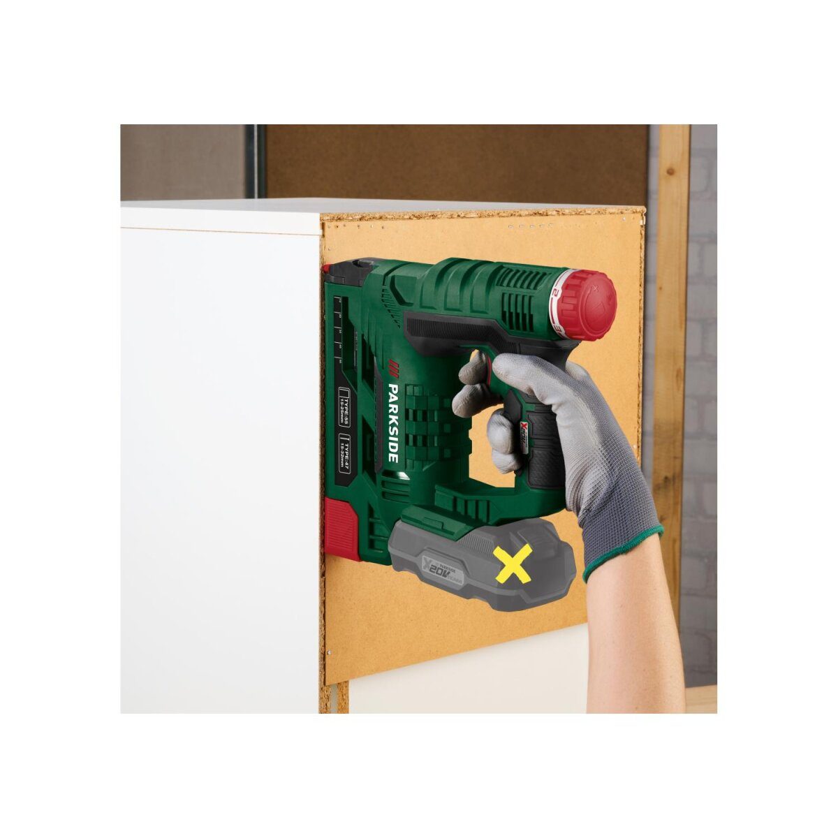 PARKSIDE® 20 V Akku-Tacker »PAT 20-Li A1«, ohne Akku und Ladegerät
