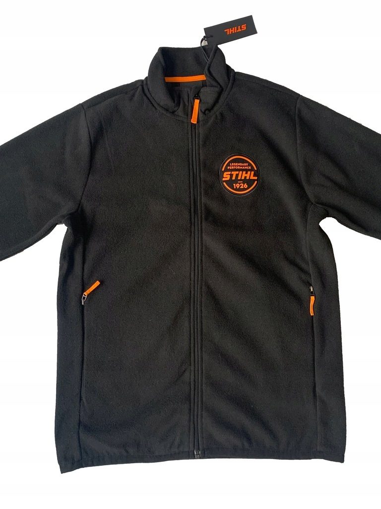 Original special edition Canada Stihl PREMIUM FLEECE MEN'S FLEECE JACKET JACKET Black
