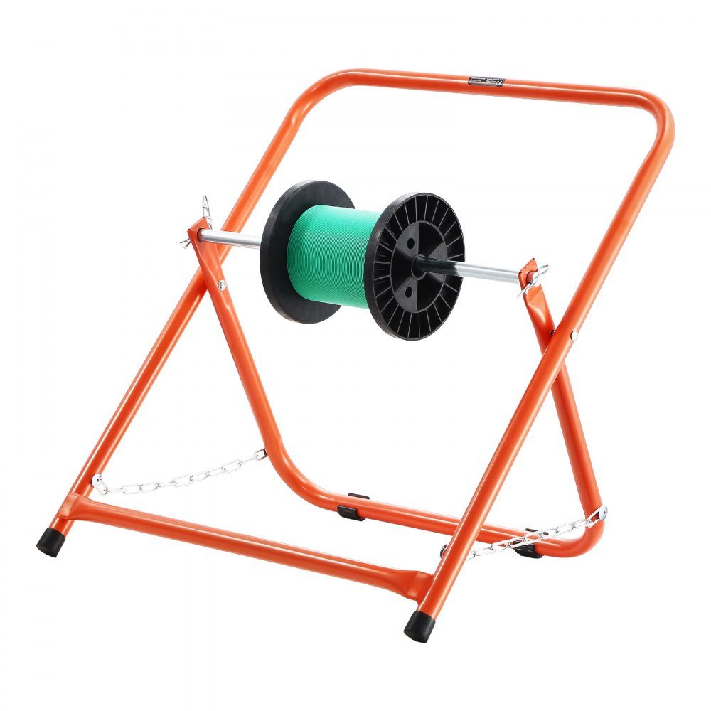 Wire Spool Holder, Steel Frame, Foldable Cable Dispenser, Load Capacity 45kg, Portable Wire Dispenser for Storing 50cm Diameter Spools in Various Conditions