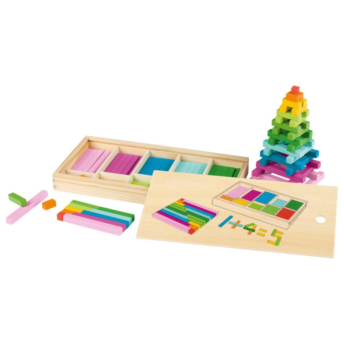bâtons de comptage en bois lupilu® / labyrinthe magnétique / boulier / jouet arithmétique / jeu de logique