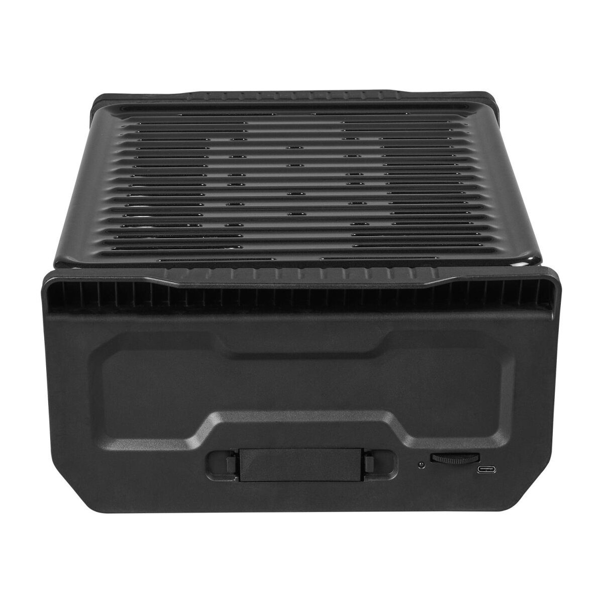 GRILLMEISTER charcoal grill with active ventilation “KANSAS”, wireless