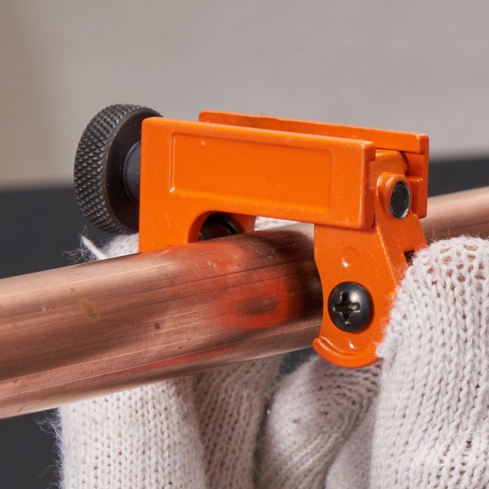 3-delige pijpsnijderset, koperen pijpsnijder met een buitendiameter van 3/16"-2", een minipijpsnijder met een buitendiameter van 1/8"-7/8" en ontbraamgereedschap, zware pijpsnijderset voor koper, aluminium, roestvrij staal en kunststof