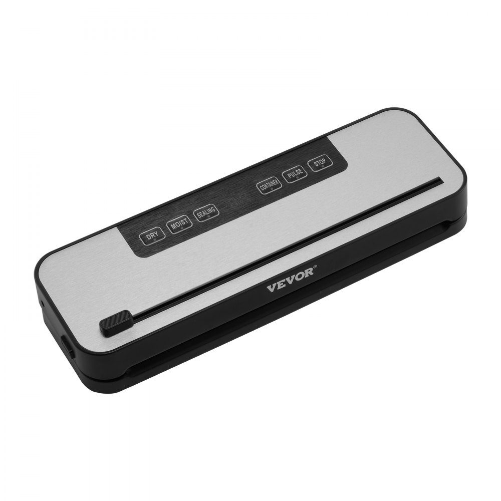 Vakuumiergerät, 60 kpa, 100 W, Vakuumiergerät, 5-in-1-Lebensmittel-Vakuumiergerät, Folienschweißgerät, automatisches Luftversiegelungssystem mit integriertem Schneider, 10 Vakuumbeutel
