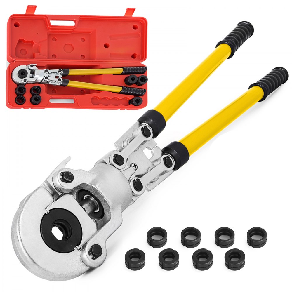 Perstang U16, U20, U25, U32, TH16, TH20, TH26, TH32 mm, perstang, perstang 6 T drukkracht, pijppertang met 360° draaibare kop en ergonomische handgreep, pijppertang, draagbaar Ø16-32 m Perstang U16, U20, U25, U32, TH16, TH20, TH26, TH32 mm, perstang, perstang 6 T drukkracht, pijppertang met 360° draaibare kop en ergonomische handgreep, pijppertang, draagbaar Ø16-32 m