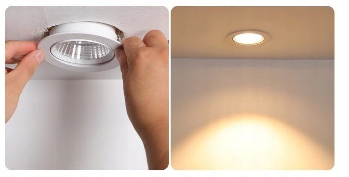 10x halogen recessed ceiling light ceiling spotlight spot ceiling spotlight room lamp kitchen living room hallway with GU10 bulbs