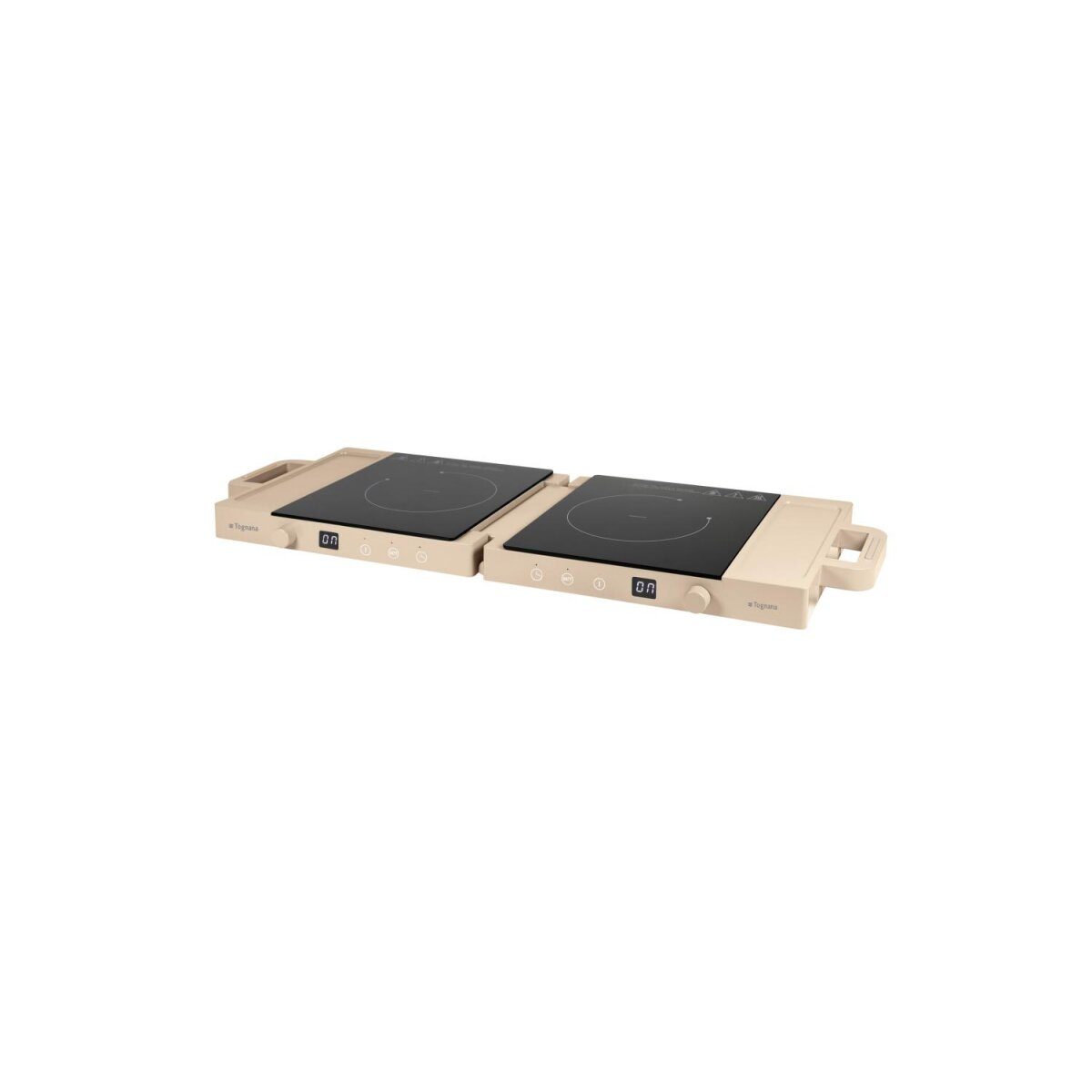 Tognana Portable double hotplate “IRIDEA” (beige)