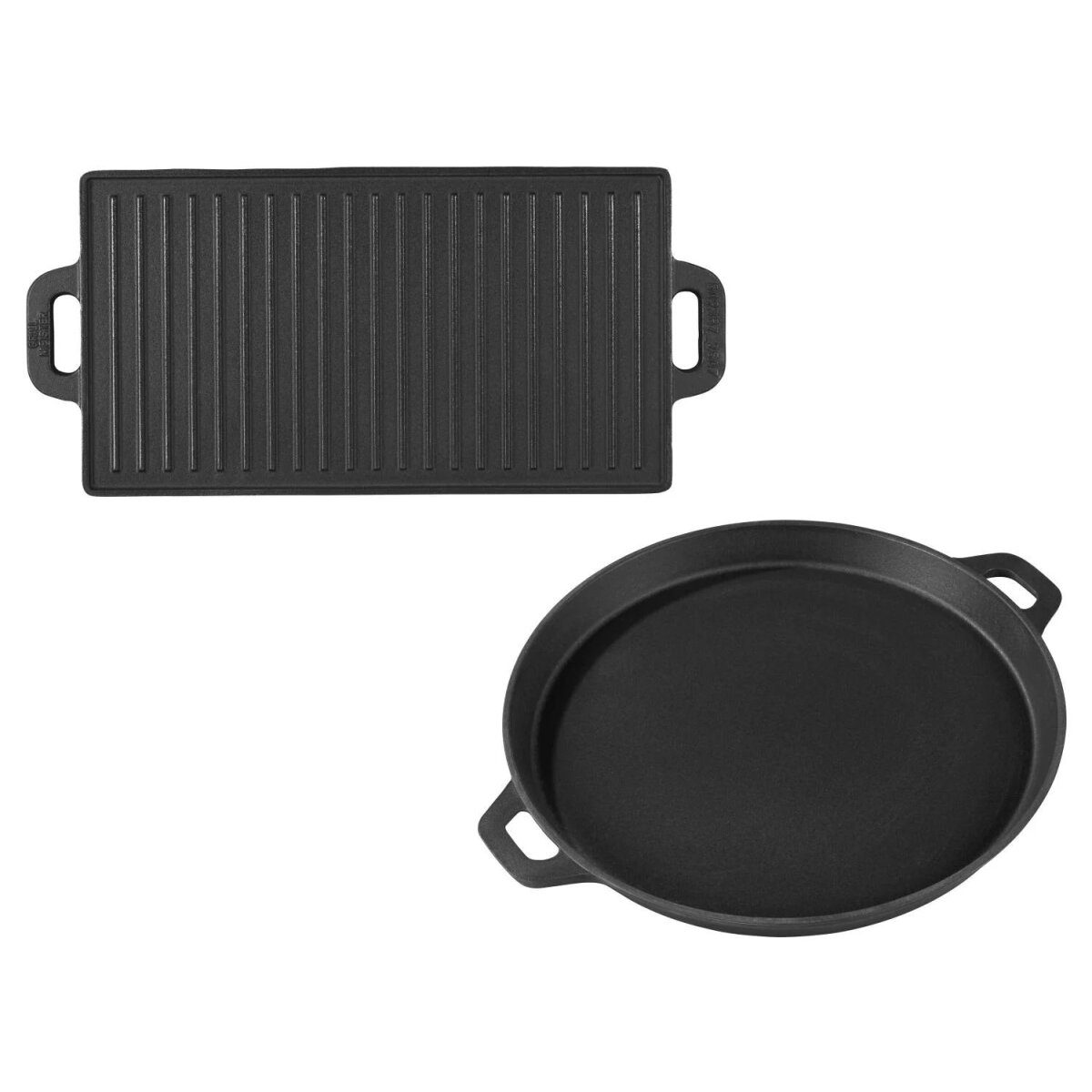 GRILLMEISTER cast iron grill plate/grill pan