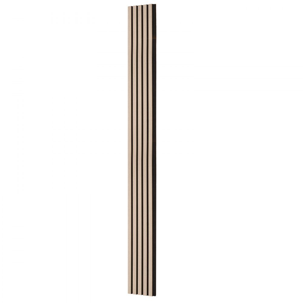 Akustikpaneele, 2400 x 200 x 21 mm, Akustikwandpaneele, MDF-Akzent-Holzwandpaneele für moderne Innenwanddekoration, Akustikpaneele, Kunstholz-Wandpaneele zur Geräuschreduzierung, 4er-Set