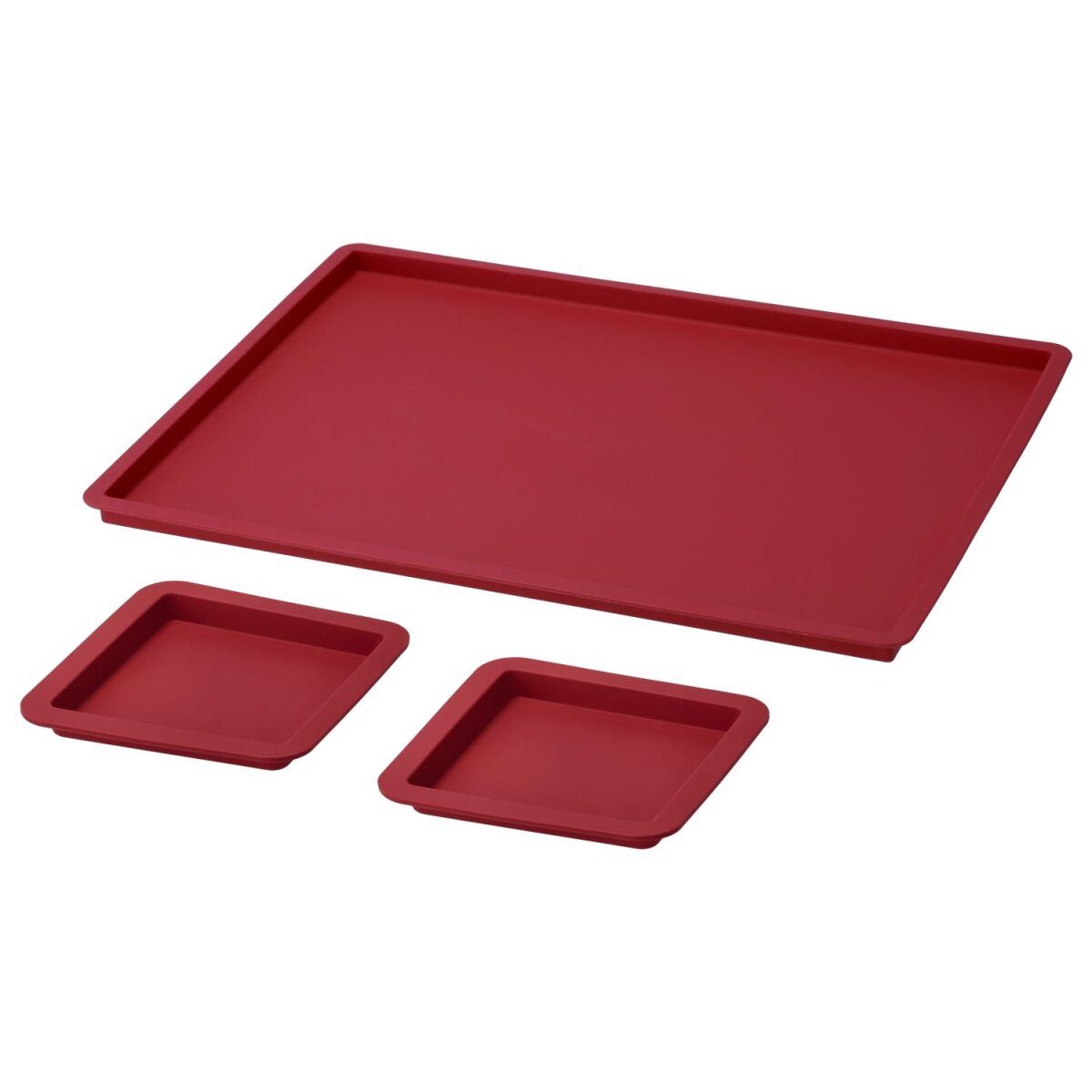 SILVERCREST® Silikon-Riegelform-Set / Brotbackform / Backmatten-Set, für maximale Antihaftwirkung ohne Einfetten (Backmatten-Set 3-teilig)