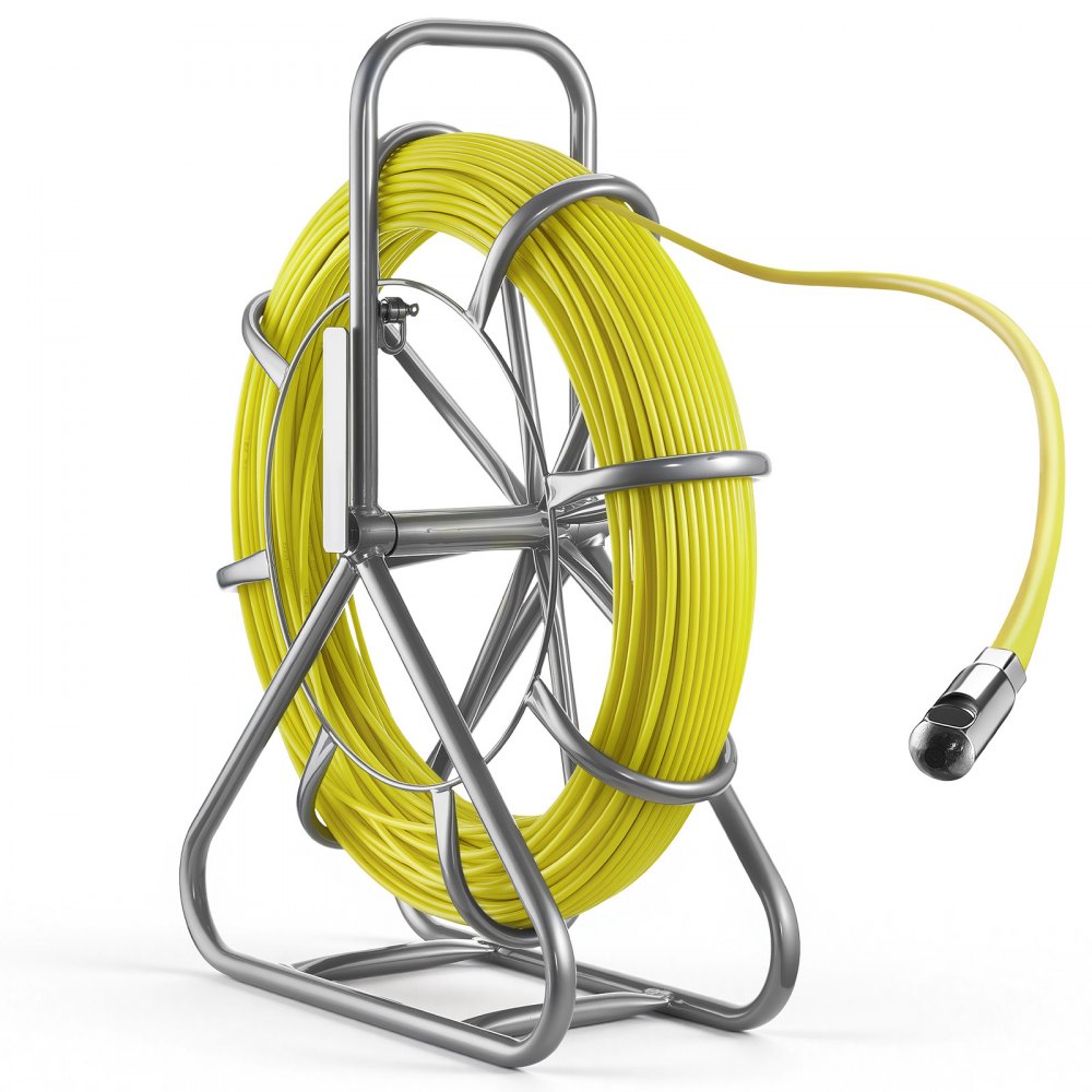 Fiberglas-Kabelrad 100 m Ø6,3 mm Fiberglasstab, Fischband mit Ständer, Kabeleinzugshilfe mit Markierungen, Kabeleinfädler, Kabelzieher für Wände & Elektroinstallationsrohre, nicht leitend Fiberglas-Kabelrad 100 m Ø6,3 mm Fiberglasstab, Fischband mit Ständer, Kabeleinzugshilfe mit Markierungen, Kabeleinfädler, Kabelzieher für Wände & Elektroinstallationsrohre, nicht leitend