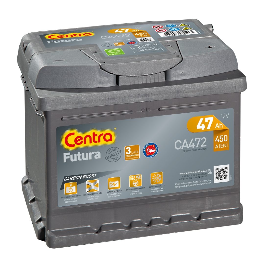 CENTRA FUTURA CA472 47AH 450A – Artikelnr. HT-47167