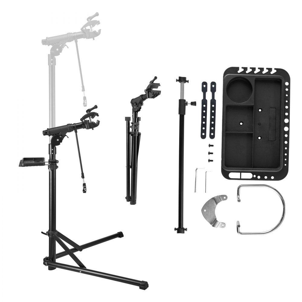 Bicycle Repair Stand Bicycle Repair Stand (38.56kg Load Capacity) with 1035-1630mm Adjustable Height & Magnetic Tool Tray, Folding Maintenance Stand for Mountain Bikes, Road Bikes