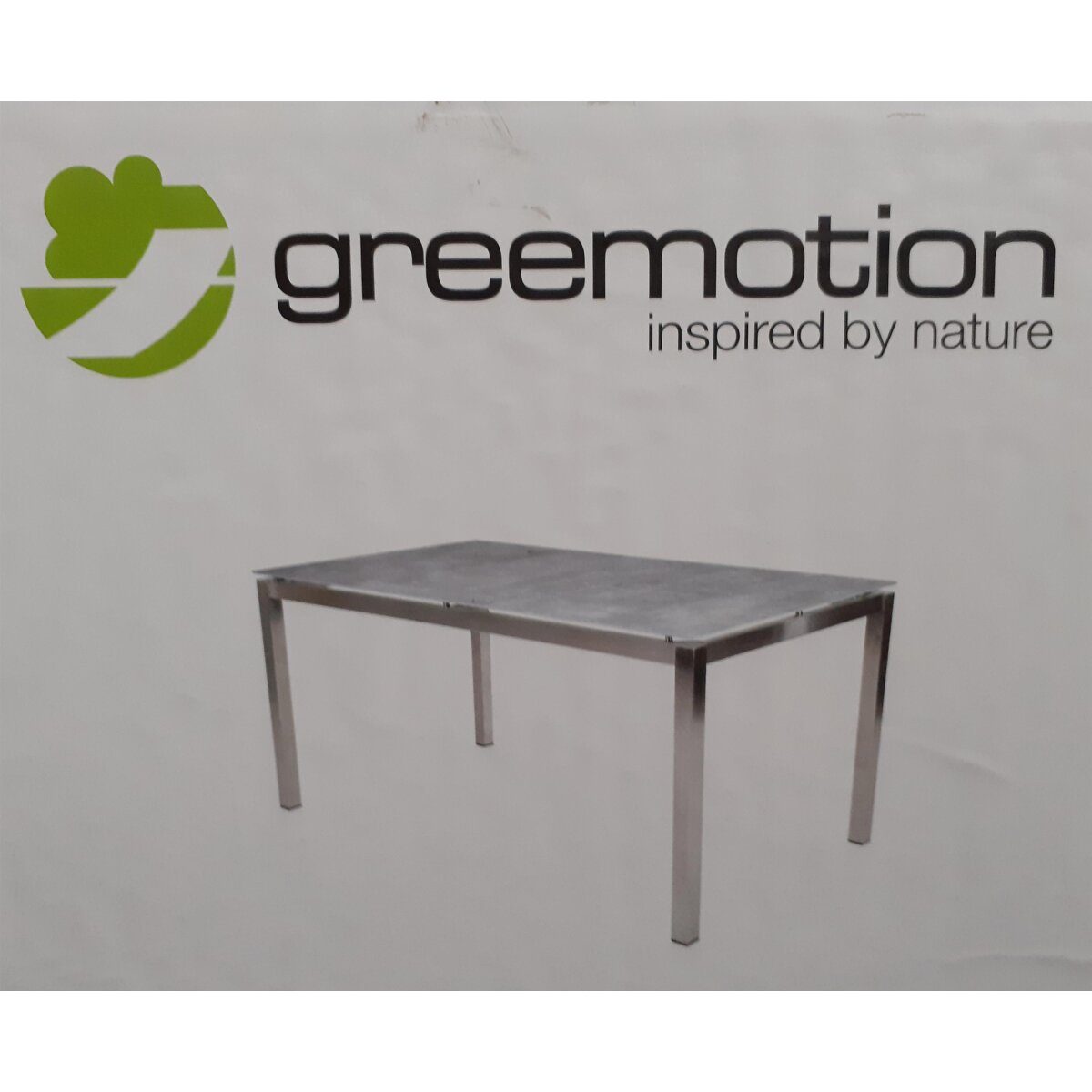 Greemotion table Sydney, silver/grey