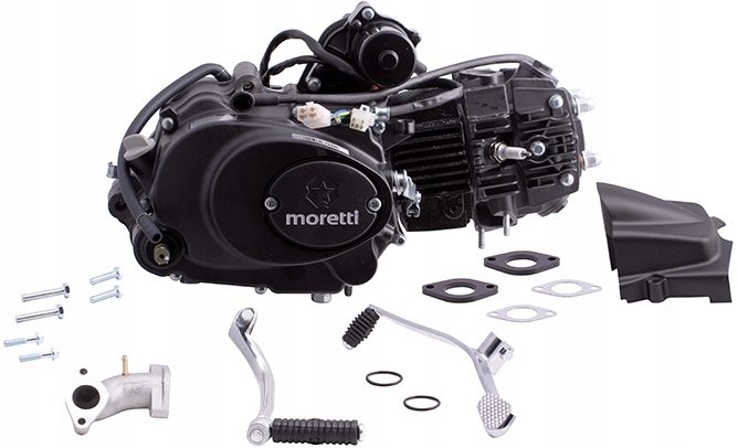 MORETTI MOTOR 154FMI 125cm³ 4T MOTORRÄDER 139FMB/FMA Rahmen BARTON ZIPP TUNING 50/125