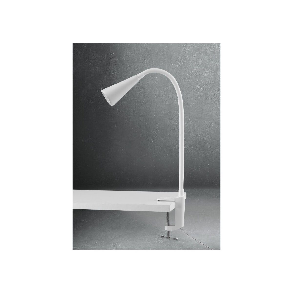 LIVARNO home LED-Klemmleuchte, mit flexiblem Metallhals
