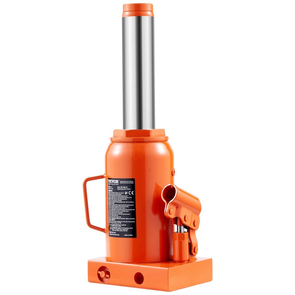 Podnośnik hydrauliczny 30T Stamp Jack Podnośnik do butelek z 285-475mm Zasięg podnoszenia i 3-częściowy długi uchwyt do samochodu typu pick-up Truck Samochód kempingowy Naprawa samochodów Inżynieria przemysłowa