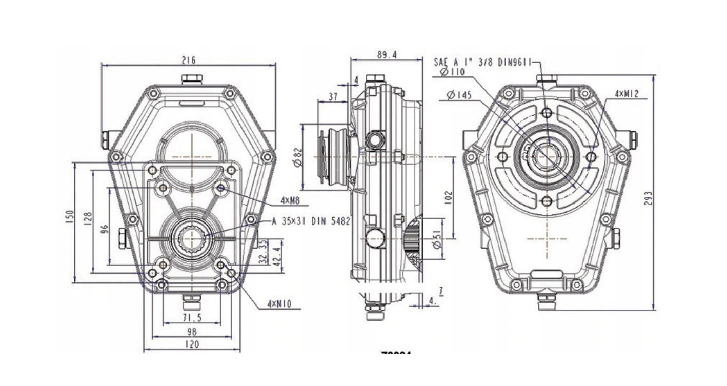 #SALE# Gear pump Forst 129l 63 cm3/U trailer trailer