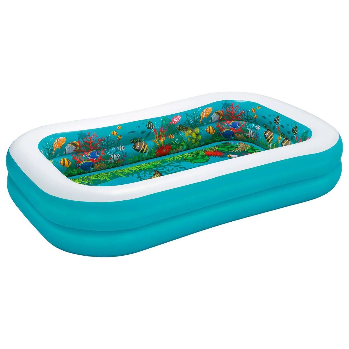 BESTWAY Basen rodzinny 3D Adventure 262 x 175 x 51 cm, kwadratowy