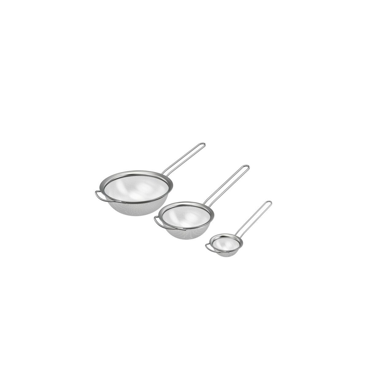 Ensemble de passoires de cuisine en acier inoxydable ERNESTO®, 3 pièces