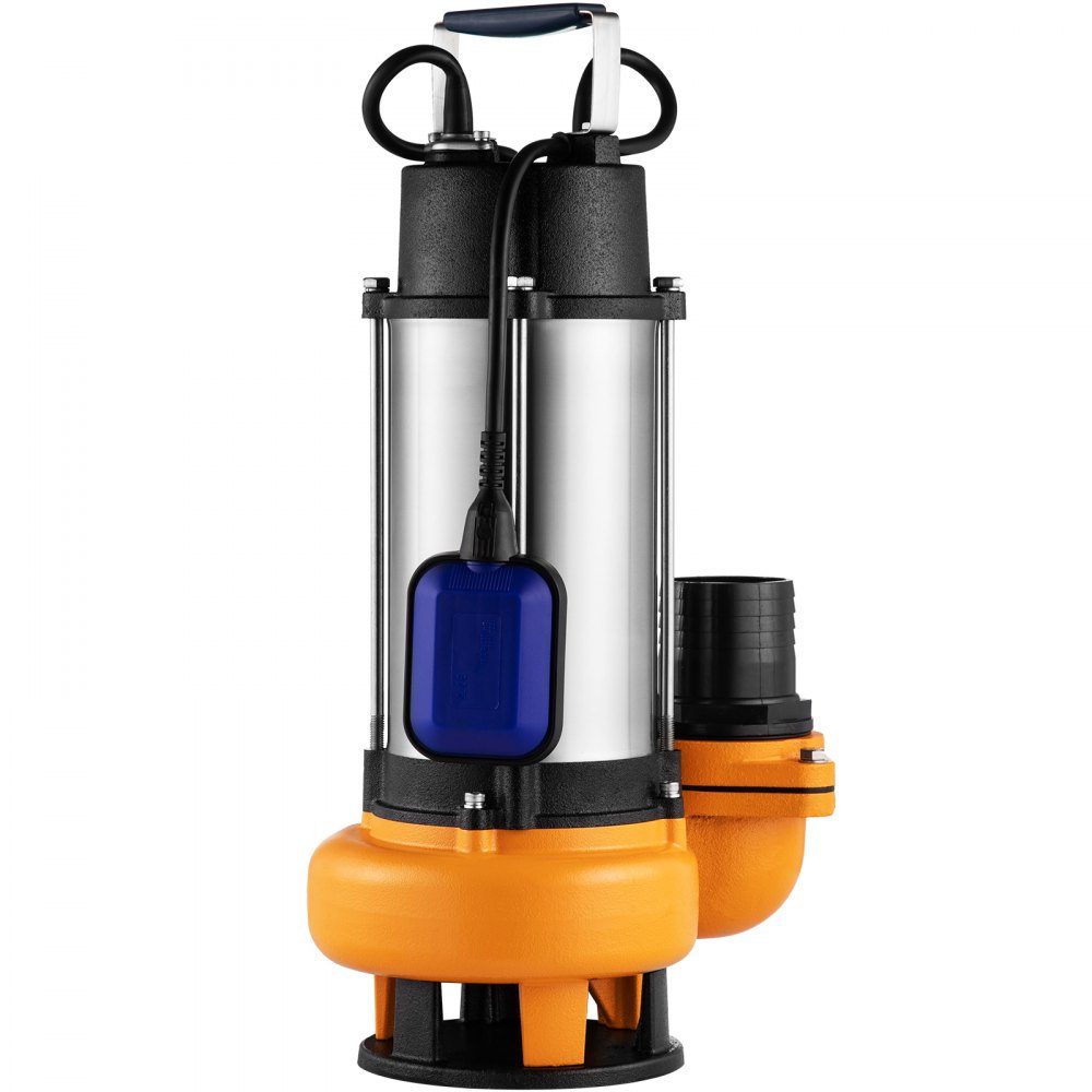 Schmutzwasserpumpe mit variablem Schwimmerschalter Tauchpumpe 2200W Gartenpumpe Fördermenge 60000L/h Schmutzwasser-Tauchpumpe max. Hub 18m Wasserpumpe IPX8 Ideal zum Pumpen von Wasser