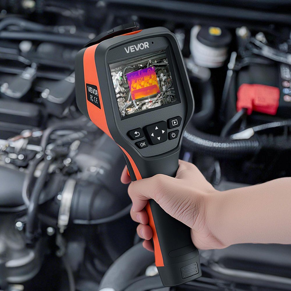 Thermal Imaging Camera, 256 x 192 IR Resolution, Thermal Imaging Device with 2MP Visual Camera, Infrared Imaging Camera with 25Hz Refresh Rate and 3.5" Touch Screen, -20°C to 550°C, WiFi Support