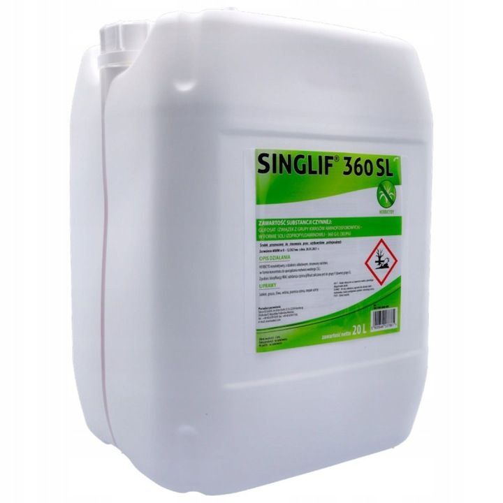 Singlif 360 SL (Glyphosate) 20L for weed weed killer Singlif 360 SL (Glyphosate) 20L for weed weed killer
