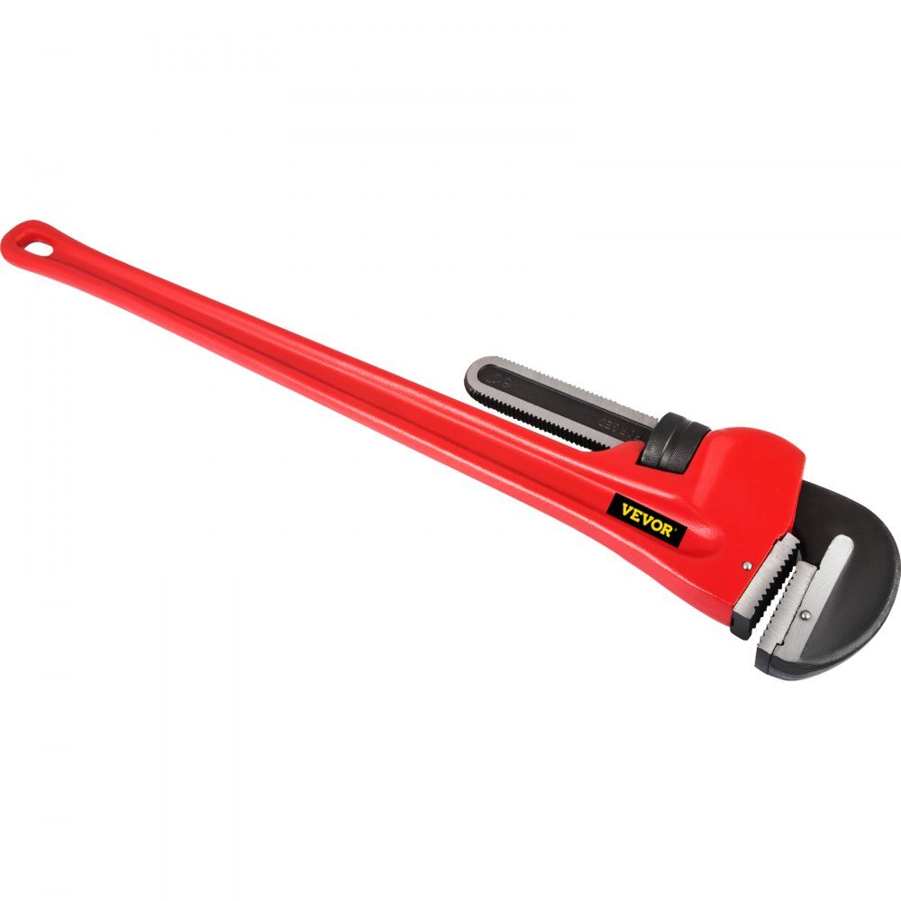 Pipe Wrench Crimping Tool Pressing Wrench 110cm Steel Pipe Wrench Adjustable Plumbing Tool for Sink Faucet Toilet Bathroom Kitchen Drain Repair Installation