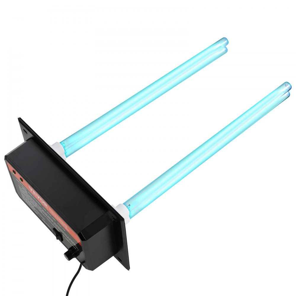 HVAC-Luftreiniger für das ganze Haus, 72 W, 258 mm, UV-UVC-Licht im Kanal für Klimaanlagenkanäle, Luftwäscher mit 2 Ersatzlampen, HVAC-UV-Lampen, Luftreiniger für Klimaanlagen