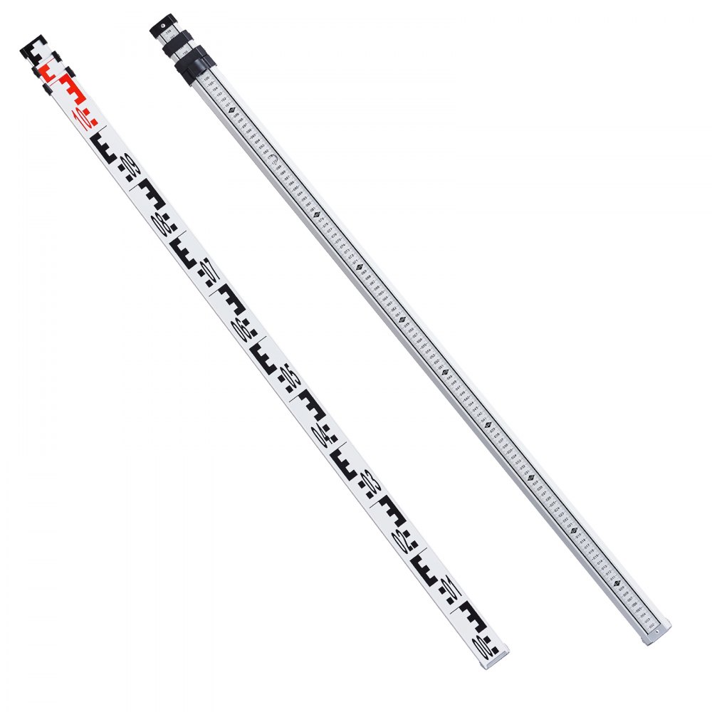 Aluminium-Messstab, 3 m metrischer Teleskop-Messstab, doppelseitige Skala in cm/mm, Nivellierstab, Vermessungsstab aus Aluminiumlegierung mit Wasserwaage und Tragetasche zum Messen von Häusern, Wänden, Böden Aluminium-Messstab, 3 m metrischer Teleskop-Messstab, doppelseitige Skala in cm/mm, Nivellierstab, Vermessungsstab aus Aluminiumlegierung mit Wasserwaage und Tragetasche zum Messen von Häusern, Wänden, Böden
