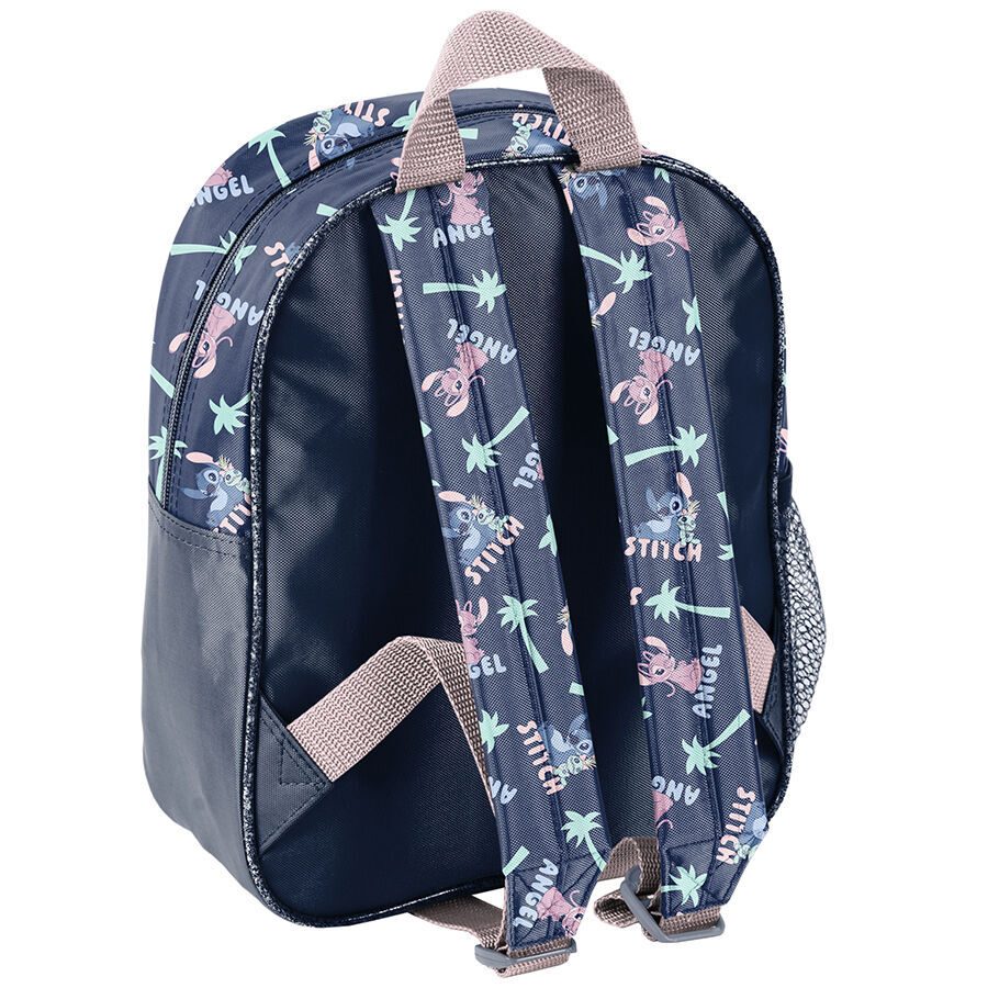 Small navy blue kindergarten backpack from Stitch and Angel – Part No. HT-54372