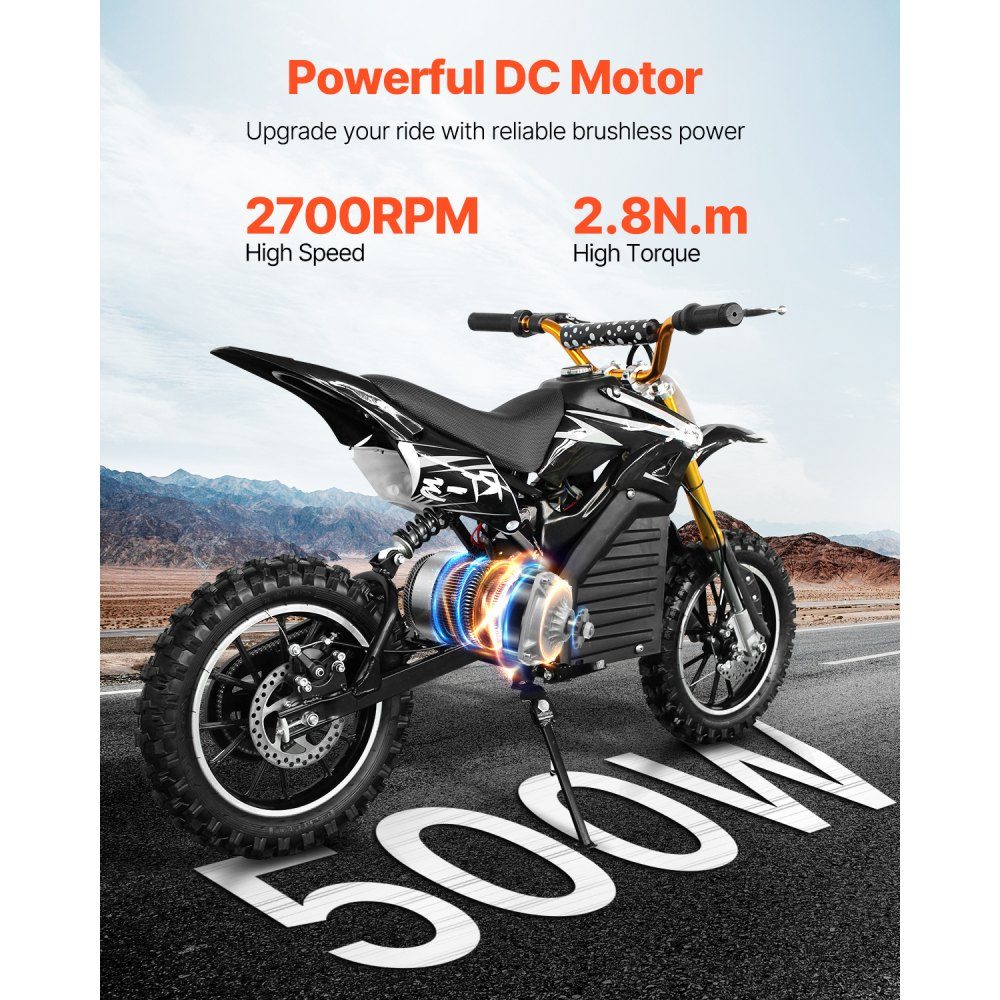 500W Electric Brushless DC Motor Kit, Brushless Electric Motor - 48V 2700RPM Motor with Upgraded Speed ​​Controller for Go Karts E-Bike Motorcycle Scooter