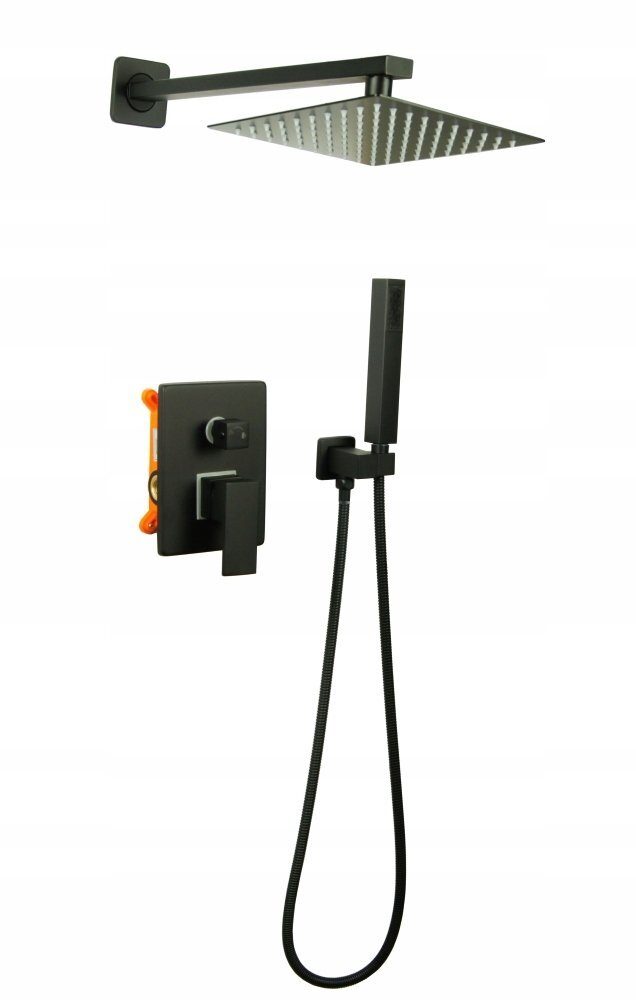 Design rain shower concealed shower set overhead shower with hand shower