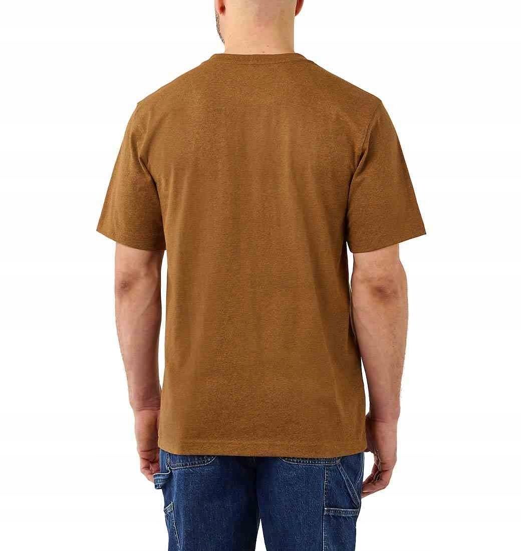Carhartt Men's T-Shirt Workwear Work Short Sleeve Shirt Heavyweight Pocket Carbon