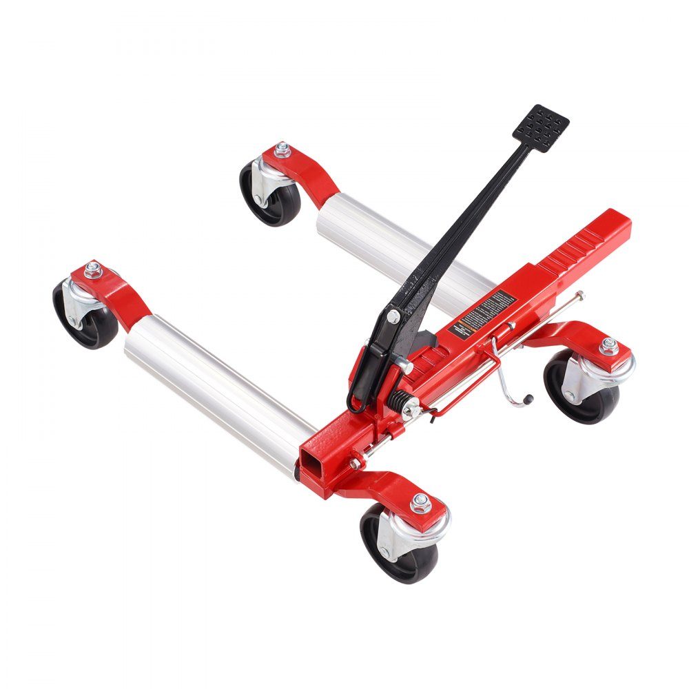 Chariot à roues Capacité de charge 680 kg Rouleau de manœuvre avec fonction cliquet Rouleau à pneus pour voitures et SUV Idéal pour manœuvrer et déplacer des véhicules Cric à cliquet