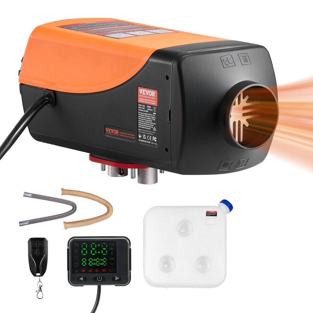 Nagrzewnica pomocnicza nagrzewnica powietrza na olej napędowy 12-24 V 5-8 kW, szybko nagrzewająca się nagrzewnica powietrza z pilotem i kolorowym wyświetlaczem cyfrowym oraz zbiornikiem paliwa 10 l, niski poziom hałasu, do samochodu kempingowego, ciężarów Nagrzewnica pomocnicza nagrzewnica powietrza na olej napędowy 12-24 V 5-8 kW, szybko nagrzewająca się nagrzewnica powietrza z pilotem i kolorowym wyświetlaczem cyfrowym oraz zbiornikiem paliwa 10 l, niski poziom hałasu, do samochodu kempingowego, ciężarów