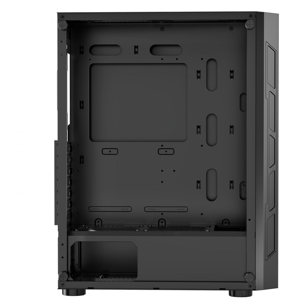 PC Gaming Case, Mid-Tower, High Airflow Tempered Glass Panel, Dust Filter, 3x 120mm ARGB Fans, Cable Management, for GPUs up to 320mm Length, for ATX / M-ATX / ITX