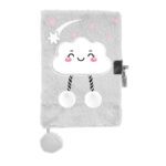 Cloud BeUniq Plush Journal with Pocket