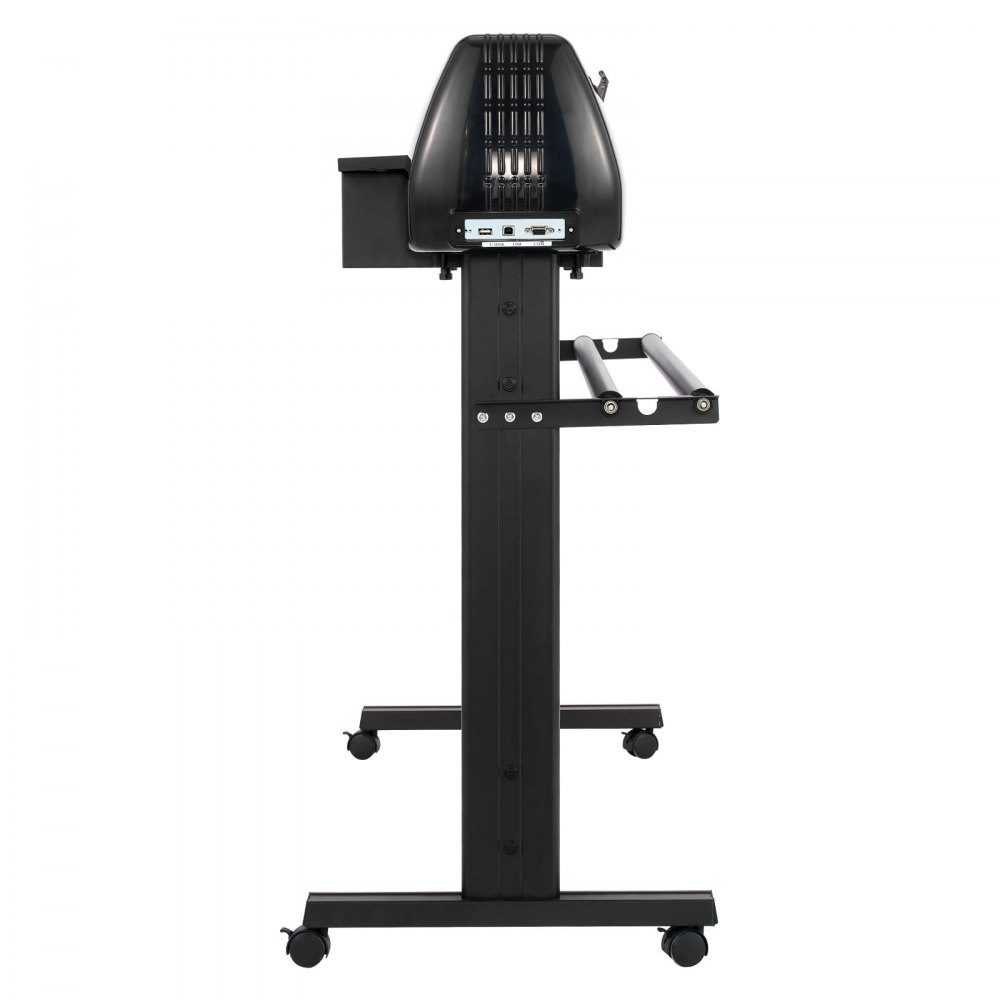 Vinyl-Schneidemaschine mit 135 cm maximaler Vorschubbreite, Doppelmessern und LED-Anzeige, verstellbares Vinyl-Schneideplotter-Set mit Aufkleberbögen, Transferfolien und Signmaster-Software