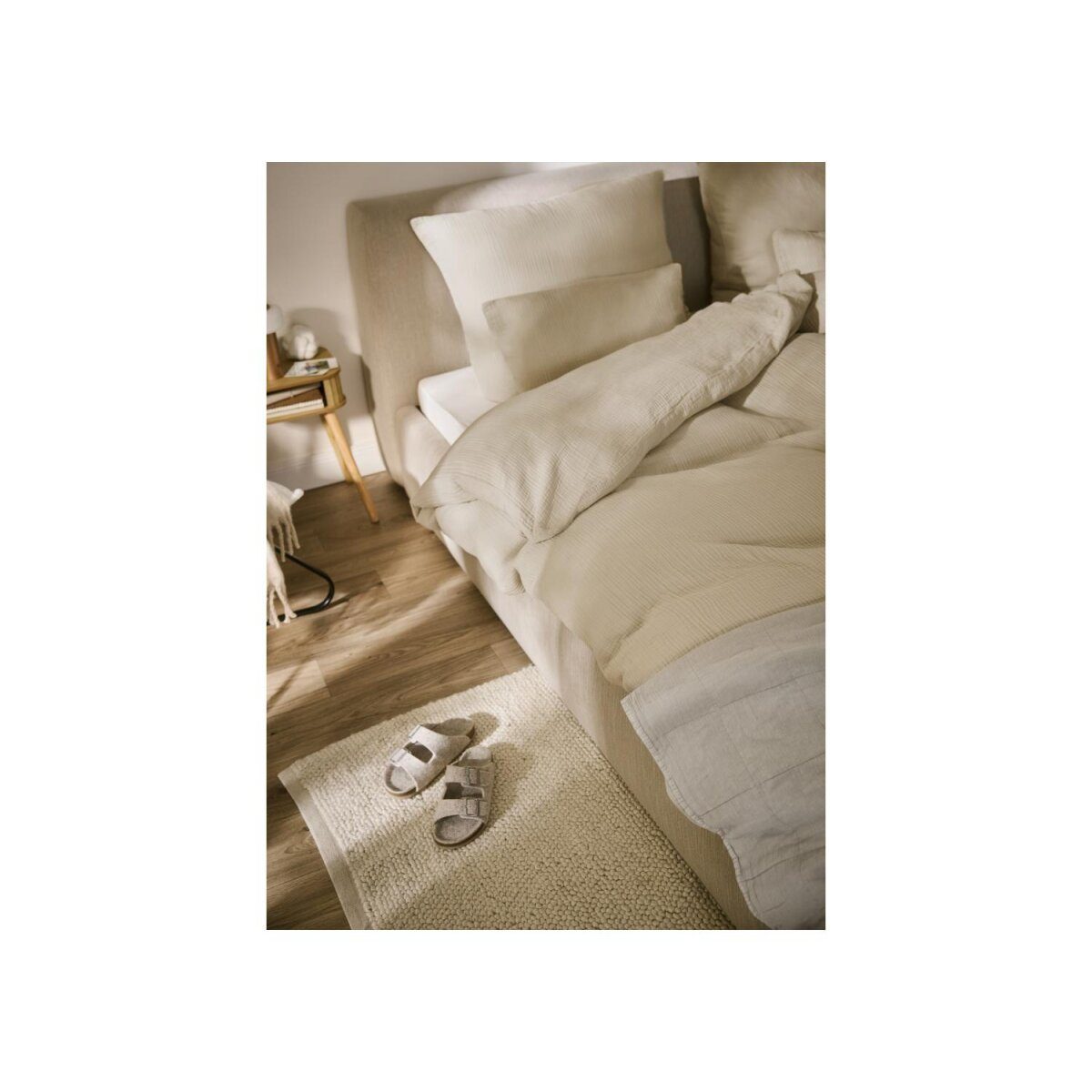 LIVARNO® Muslin cushion cover, 40 x 80 cm, 2 pieces