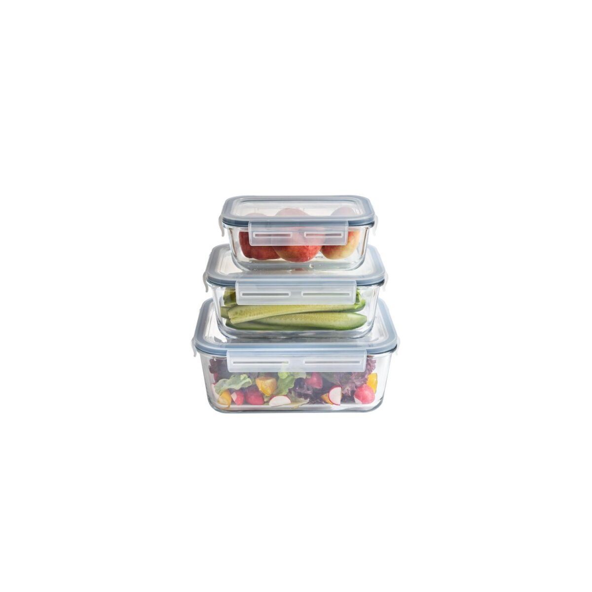Ensemble de contenants de conservation alimentaire SILVERCREST®, 3 pièces