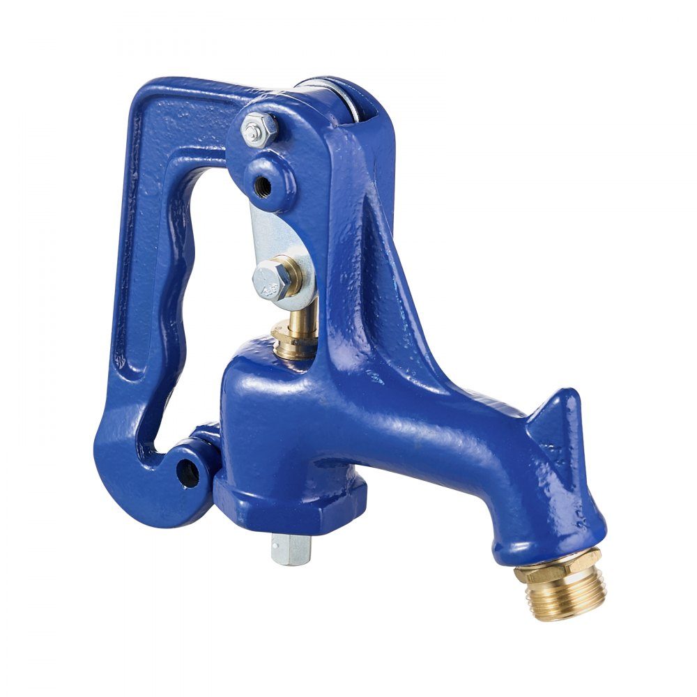 Outdoor Faucet Frost Proof Garden Hydrant Complete Head Assembly with G 1" Pipe Thread and G 3/4" Hose Connector for Yard/Garden Irrigation (Pipe Not Included)