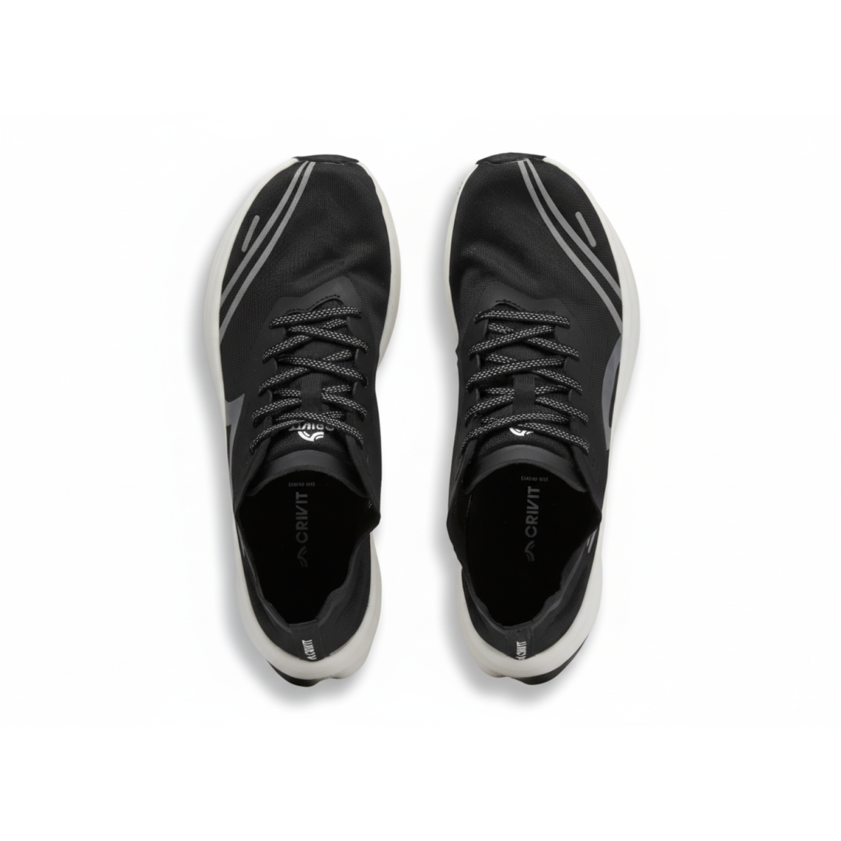 CRIVIT Herren Laufschuh »CarbonLite 1.0« (Schwarz, 42)