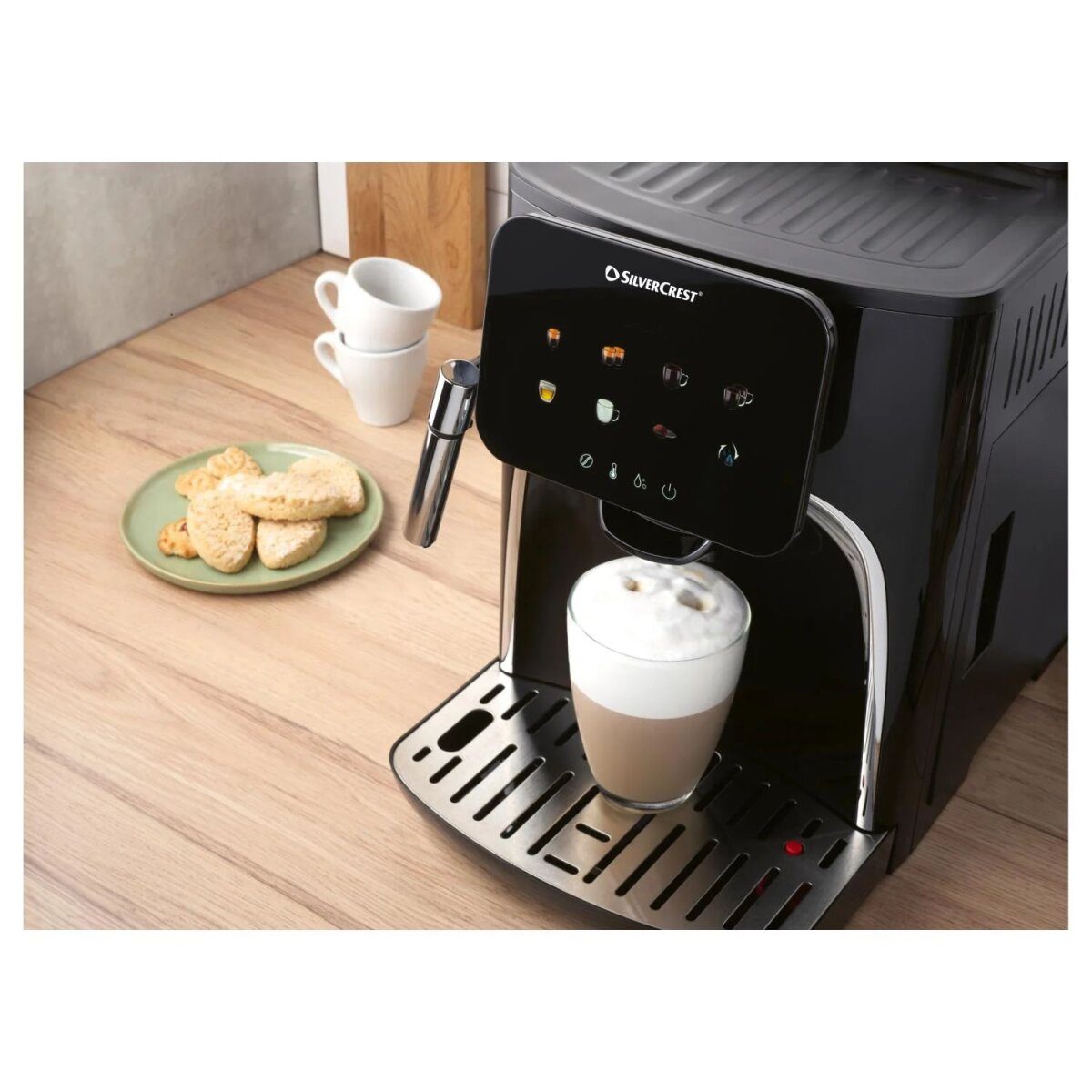 SILVERCREST® volautomatische koffiemachine »SKVA 1450 A2« gebruikt