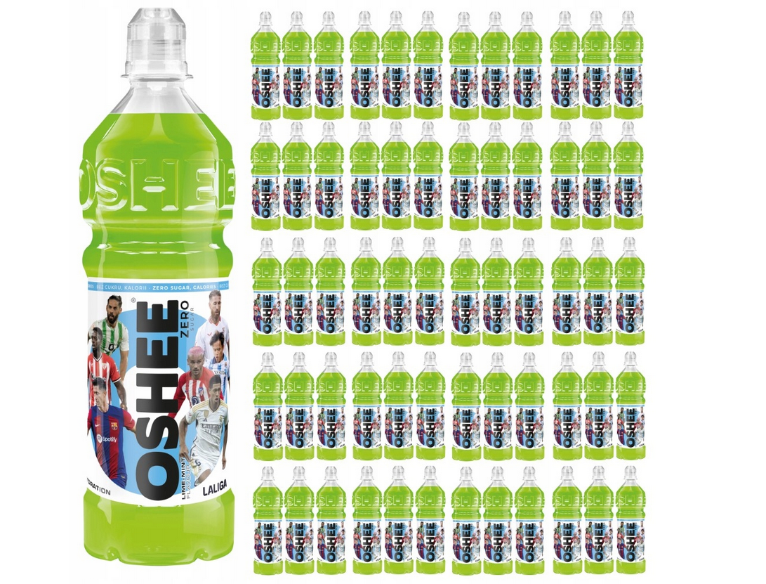 60x Oshee Sports Drink Zero - Lime Mint 750ml