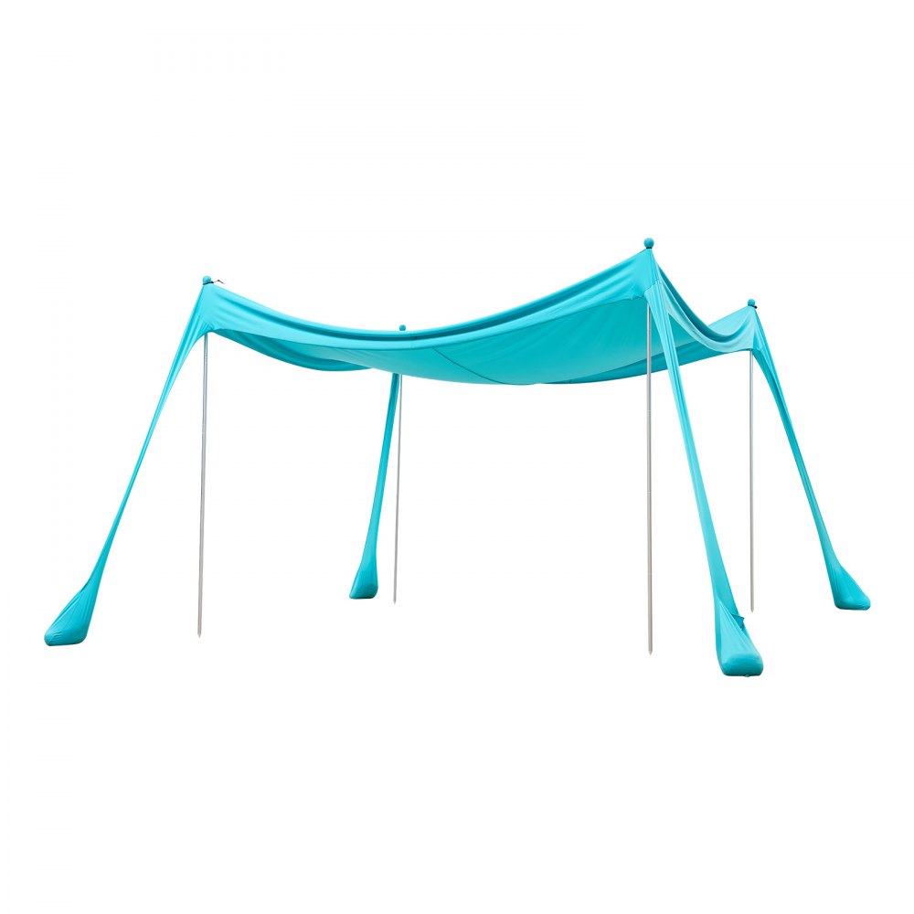 Tente de plage avec protection solaire (UPF 50+) 3 x 3 x 2 m, abri de plage avec sacs de sable, poteaux de support et pelles à sable, auvent portable pour les voyages en famille, le camping, la pêche, vert Tente de plage avec protection solaire (UPF 50+) 3 x 3 x 2 m, abri de plage avec sacs de sable, poteaux de support et pelles à sable, auvent portable pour les voyages en famille, le camping, la pêche, vert
