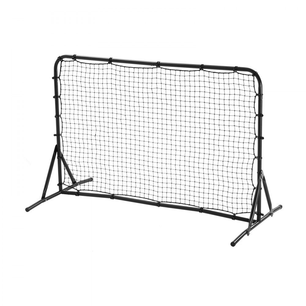 Soccer Rebound Net 6x4 Feet Portable Training Gift Double Sided Rebound Net Soccer Training Tool Tools and Equipment for All Ages Kick Back Rebounder