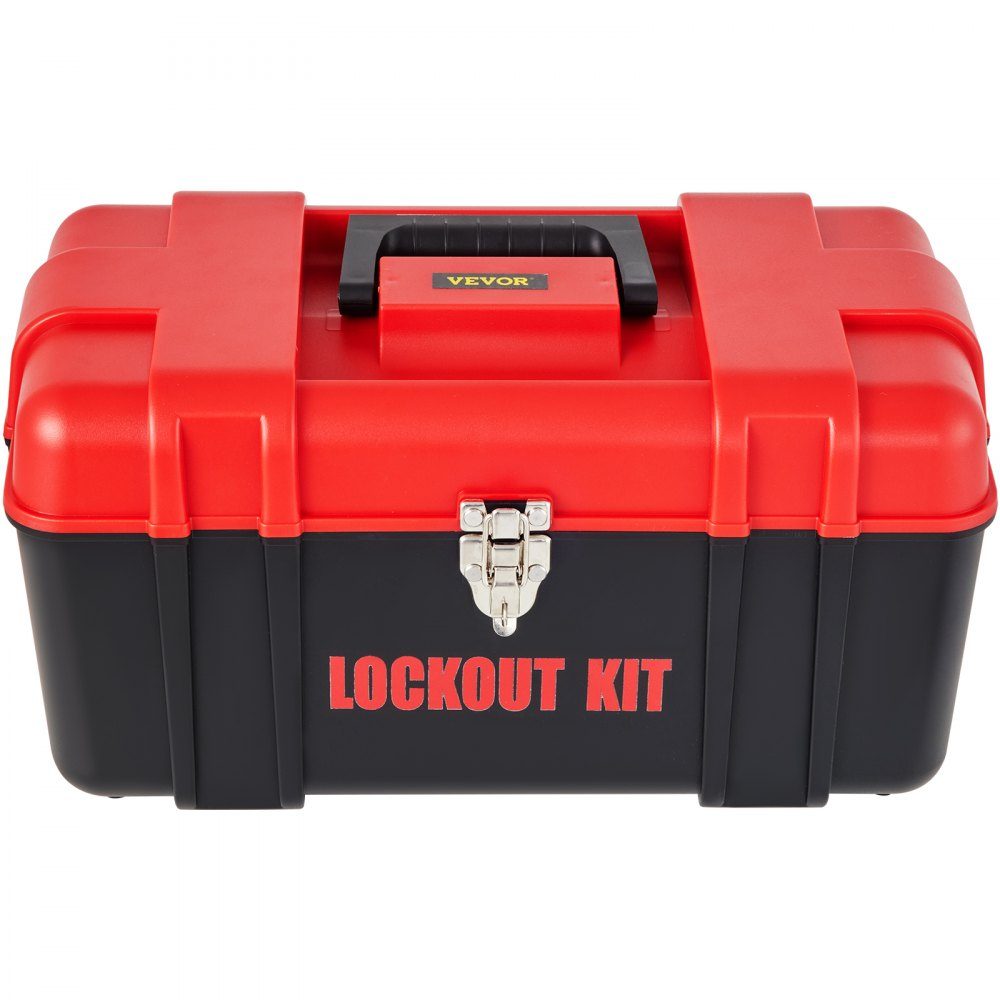 Kits de verrouillage de 42 pièces, kit Loto de sécurité électrique, comprend des cadenas, 5 types de verrouillage, des moraillons, des étiquettes et des attaches de câble, une boîte, des outils de sécurité de verrouillage pour éliminer les risques électri