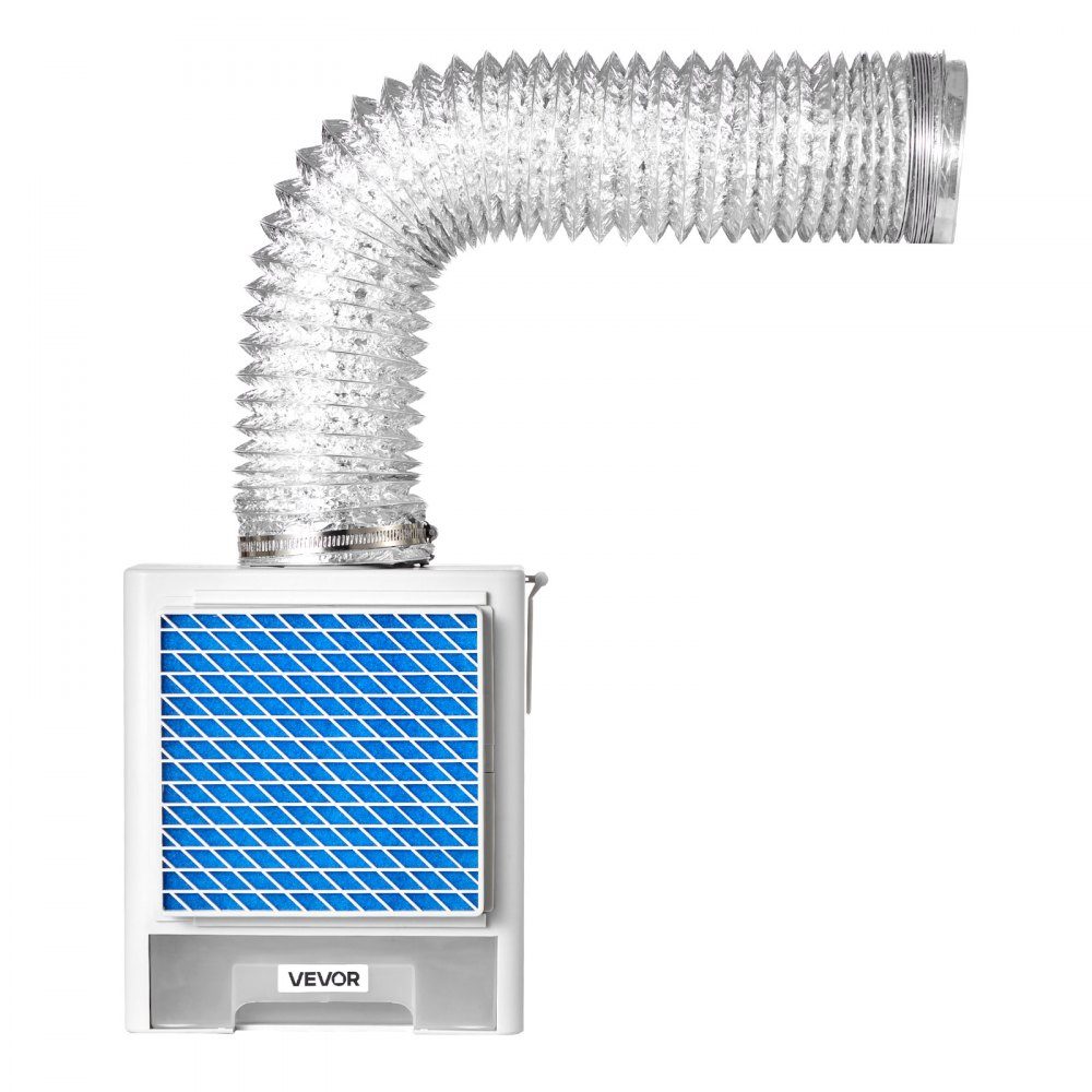 Kit d'aération de sèche-linge intérieur 3 en 1 en matériau ABS avec tiroir à eau pour hotte aspirante à port de sortie de 99 mm avec rappel de surchauffe et 4 tampons de nettoyage